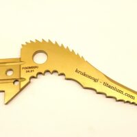 PGOM2(A) Replacement pick for Grivel Old Machine — Armor steel (Agressive)